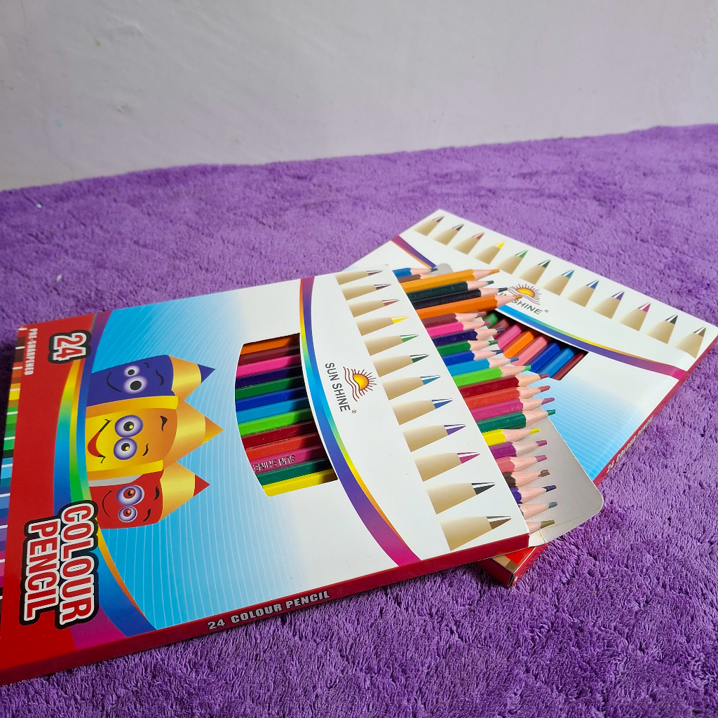 

PENSIL WARNA SUNSHINE 24 WARNA
