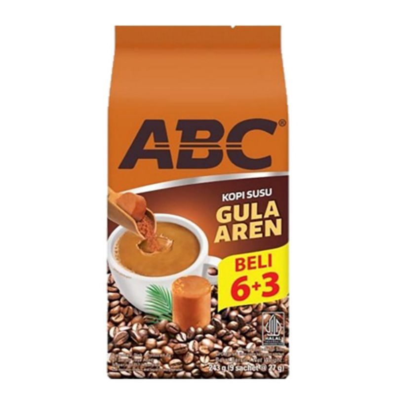 

ABC Kopi Susu Gula Aren 9 x 27gr