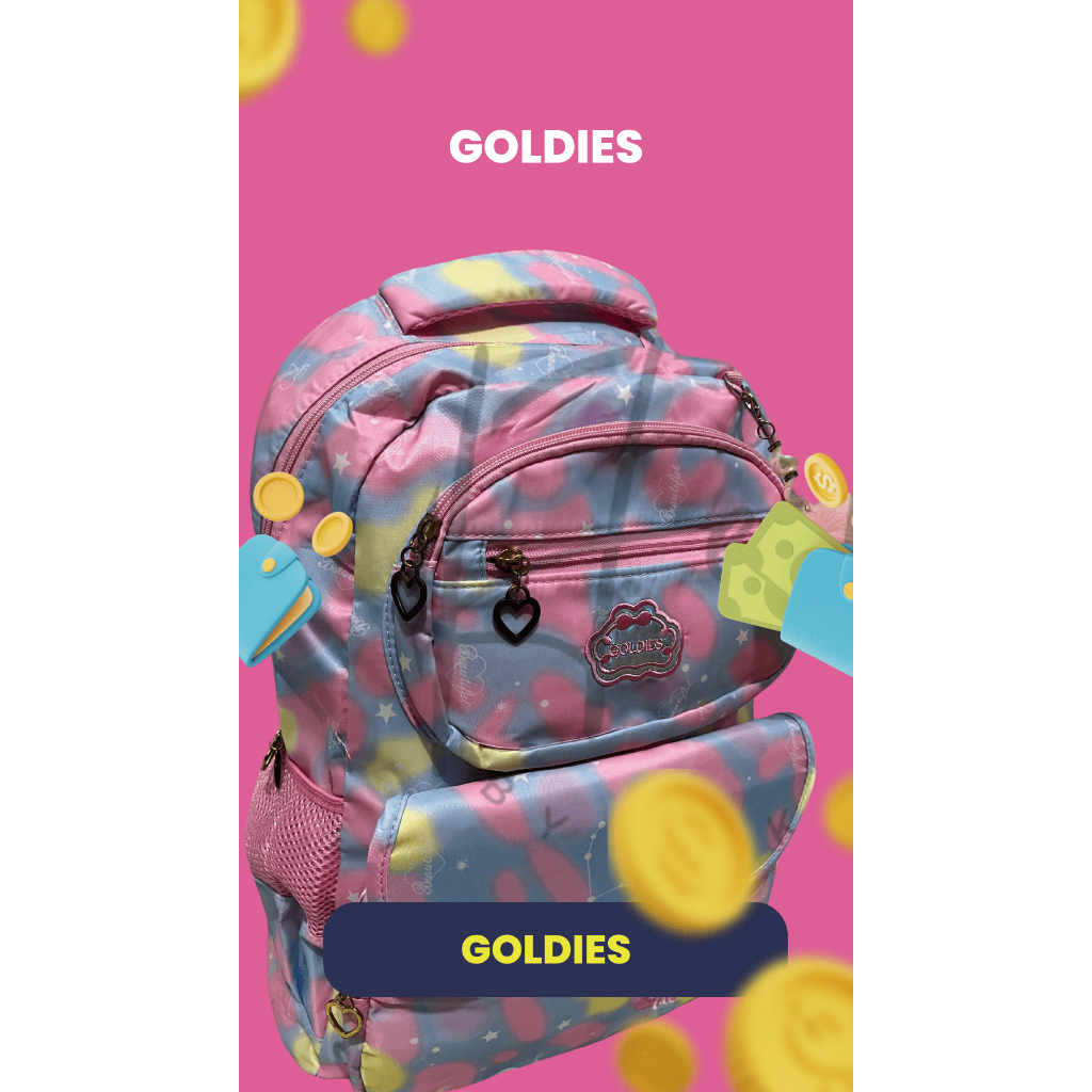 [DEFECT] GOLDIES HY020TS Tas Ransel Backpack Sekolah