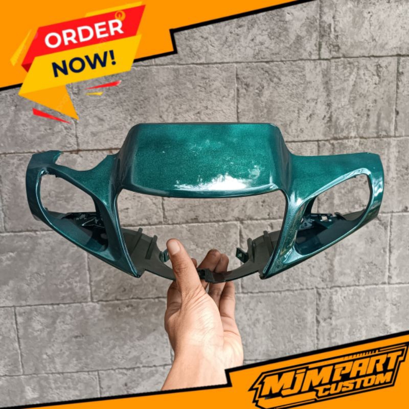 BATOK DEPAN YAMAHA FIZ R VEGA R LAMA WARNA HIJAU CALTEX