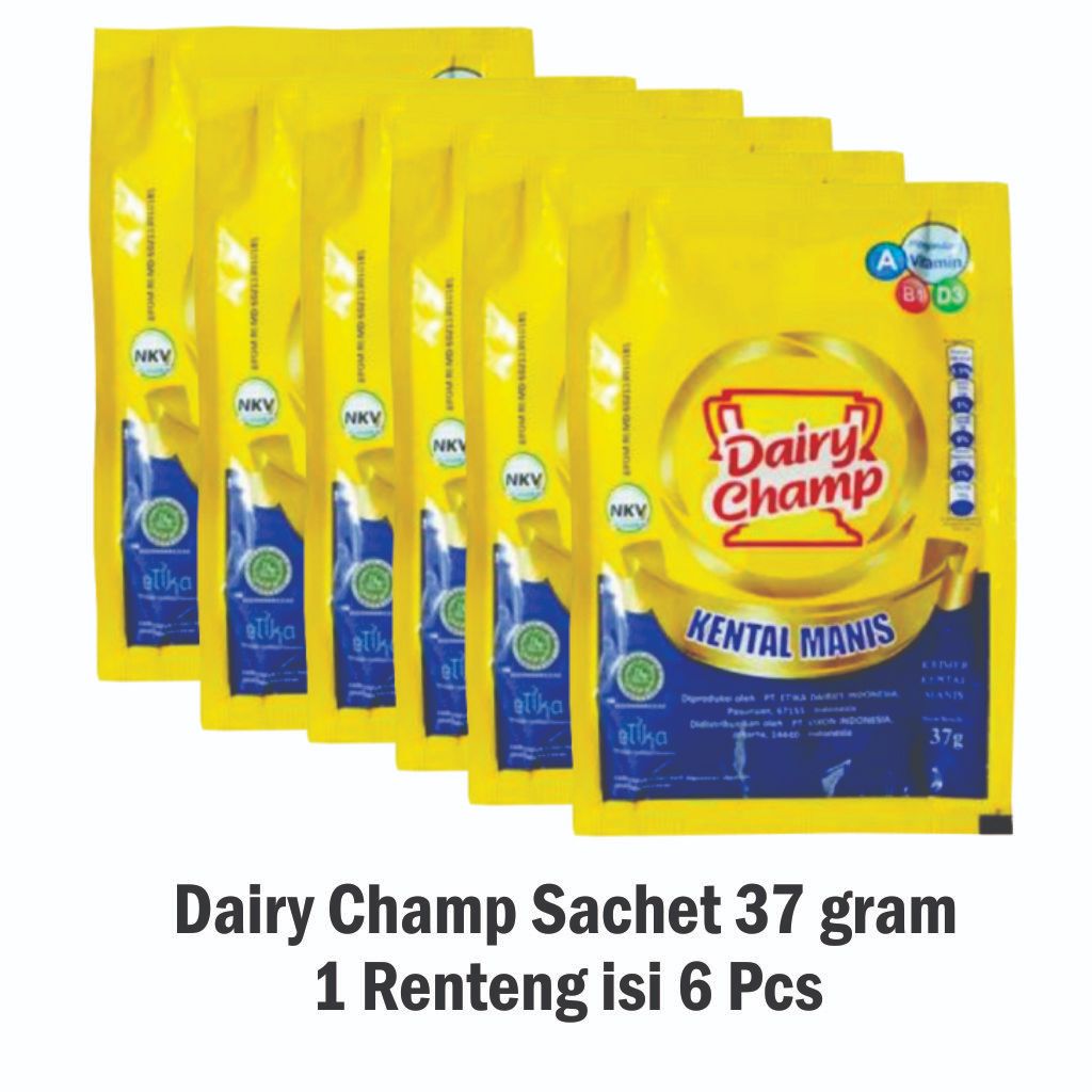 

Dairy Champ Sachet Susu Saset Krimer Kental Manis 37 gram