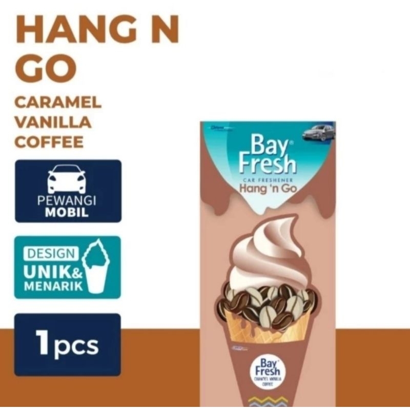 Bayfresh Hang n Go Pewangi Mobil Kendaraan Gantung Kertas