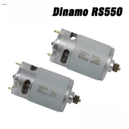 JLD Dinamo motor bor cordless RS550 12V / 21V 12gigi - Dinamo bor baterai 12volt 21volt