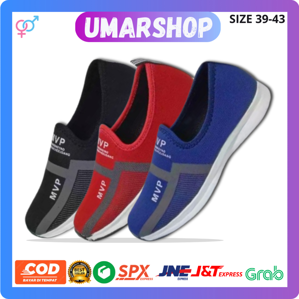 Sepatu Sneakers Sneker Casual Santai Olahraga Sport Joging Jogging Lari Sekolah Murah Original Keren