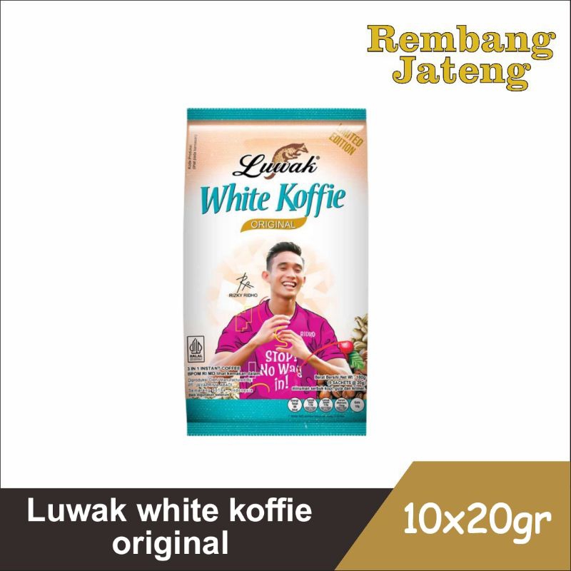 

Luwak white koffie original isi 10x20gr