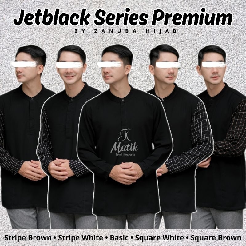 Jetblack PREMIUM Abaya Black Series by Zanuba Hijab | JB Premium | gamis hitam | gamis tenun | gamis