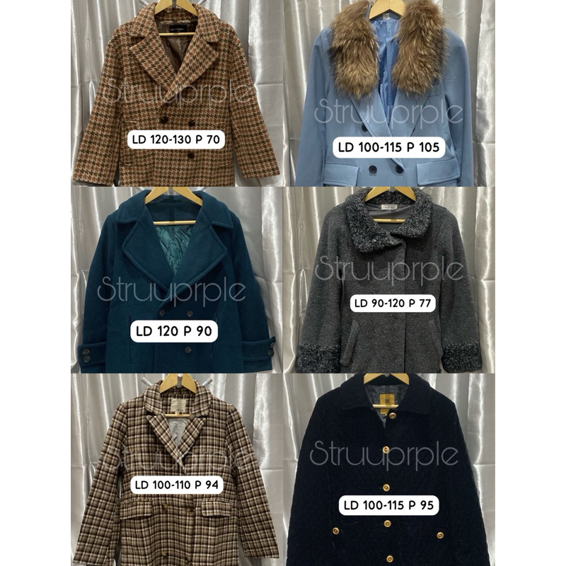 coat wol / coat katun / blazer coat