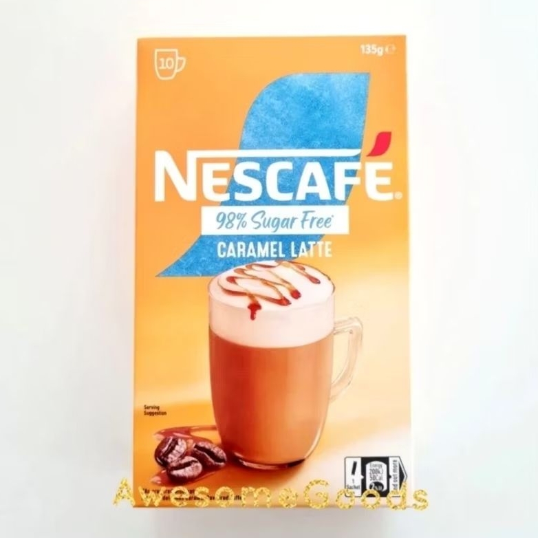 

Nescafe Australia 98% Sugar Free Caramel Latte 10 Sachets