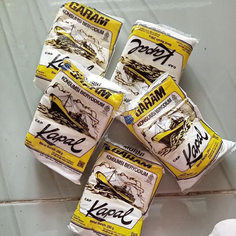 

garam kapal 250gr(5pcs)