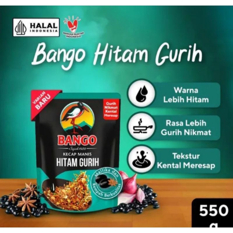 

KECAP BANGO 2 x 550gr + 1 sachet margarine 200gr