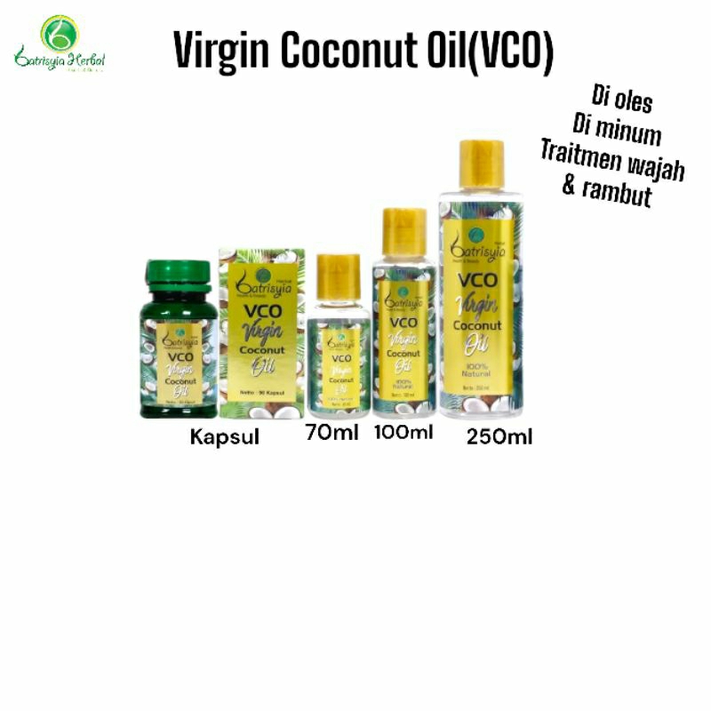 Batrisyia VCO, Virgin Coconut Oil/VCO batrisyia, minyak vco, vco