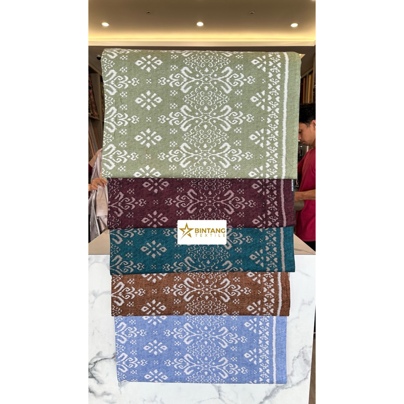 Kain batik katun premium / bahan kemeja atasan rok sarimbit