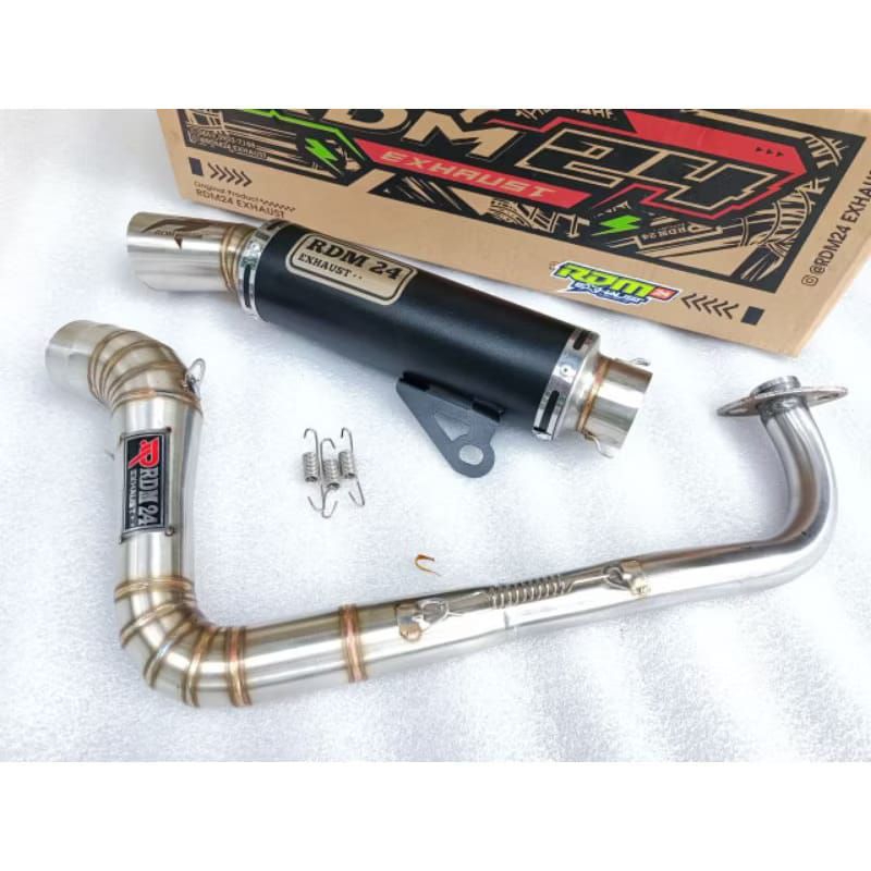 Knalpot original RDM24 Type Samlong ngacung,Aerok Nmax Vario Beat Mio