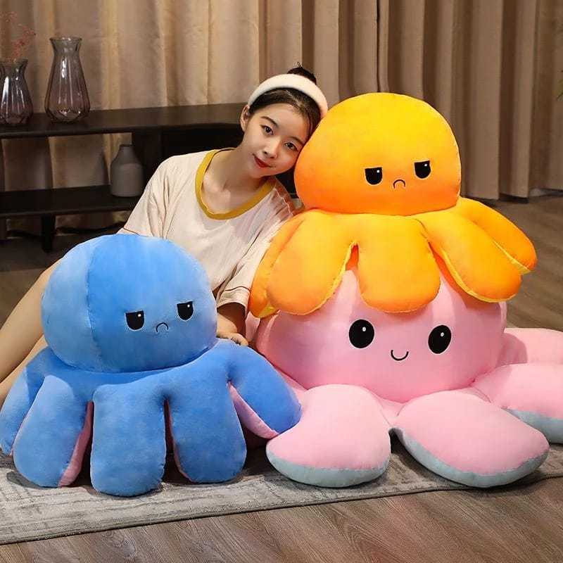 Boneka Gurita Jumbo/boneka jumbo/boneka viral/boneka gurita bolak balik/boneka ubur ubur/kado/ gurit