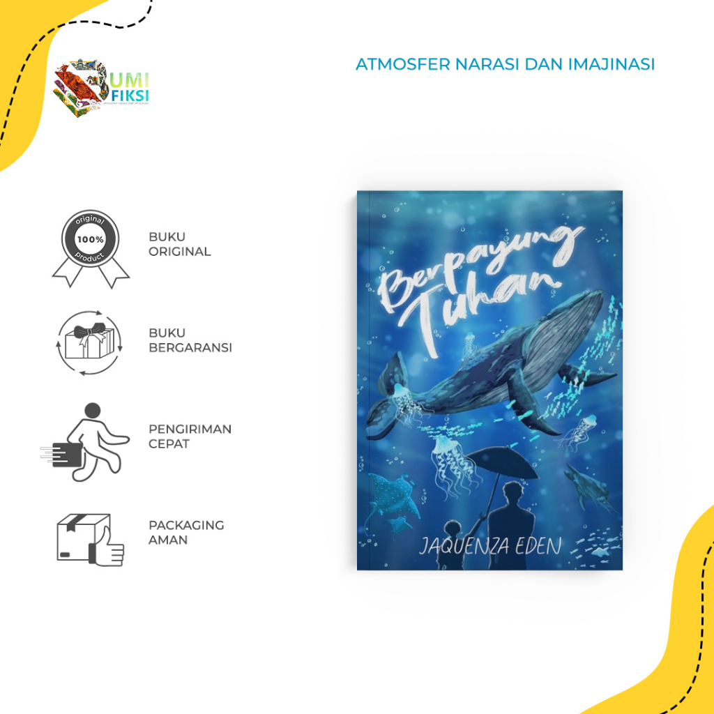 Buku Novel Berpayung Tuhan - Jaquenza Eden - Akad