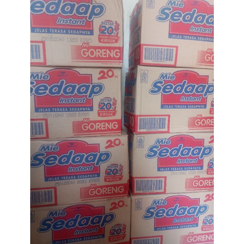

sedaap mie goreng kuah minyak 1karton