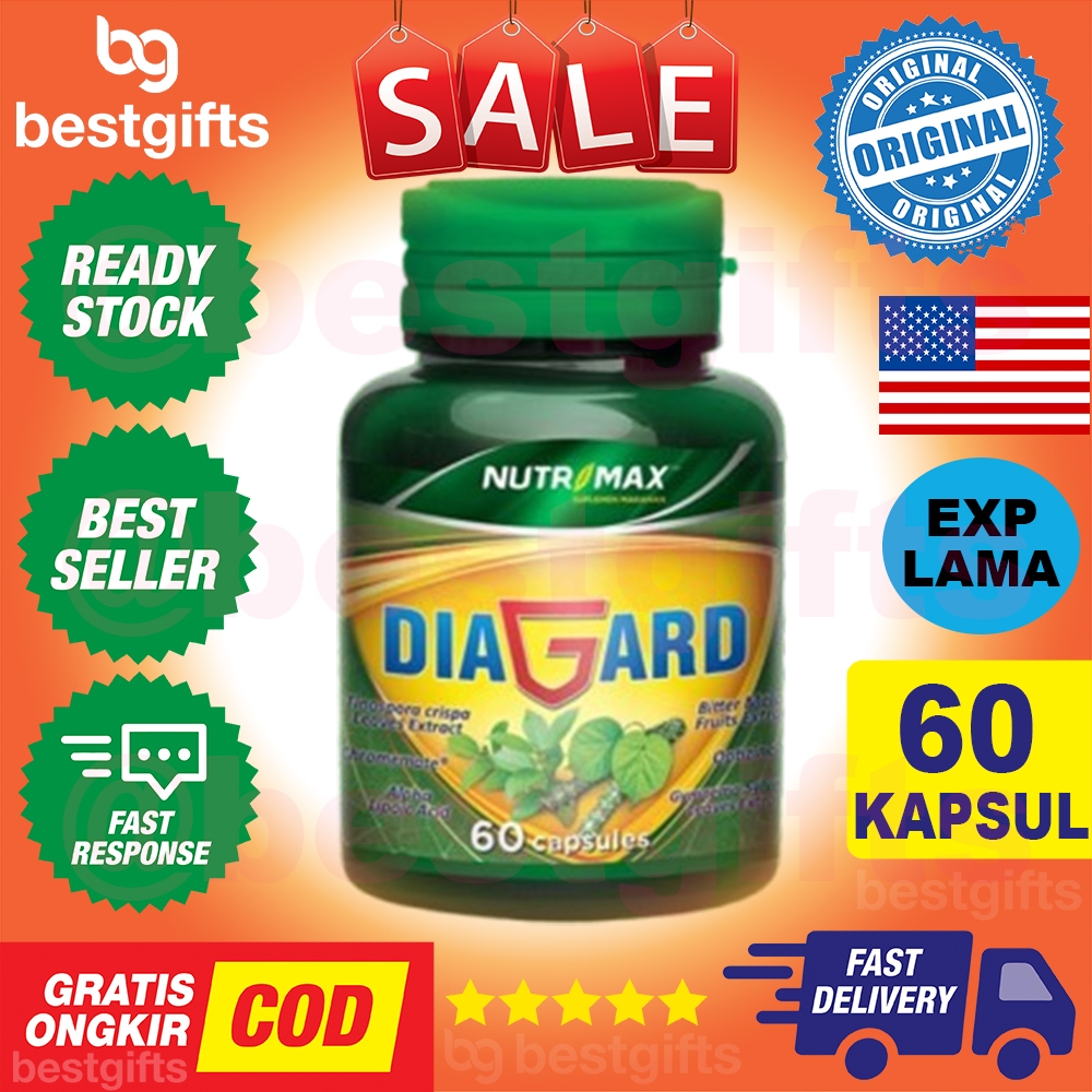 Nutrimax Diagard 60 Kapsul Suplemen untuk Diabetes - Kesehatan Gula Darah