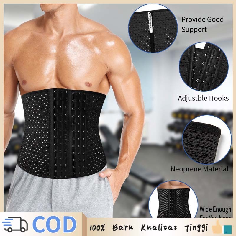Korset Cowok Korset Perut Pria  Adjustable Corset Pelangsing Perut Korset Perut Pria Pakaian Perut P