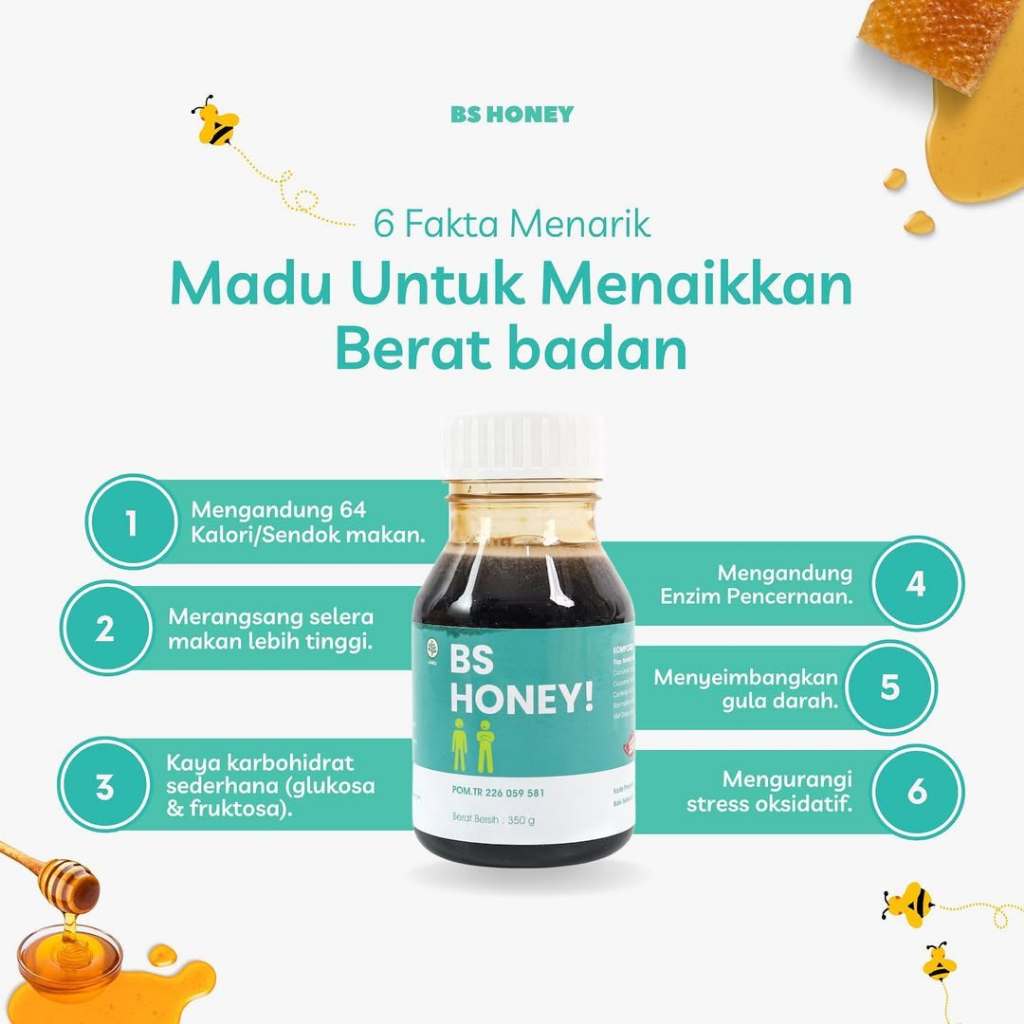 

Madu Bs honey byeskinny asli 100% original - madu herbal penggemuk badan dijamin ampuh