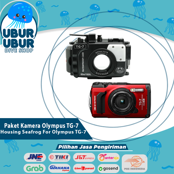 Paket Kamera Olympus TG-7 + Housing Seafrog For Olympus TG-7
