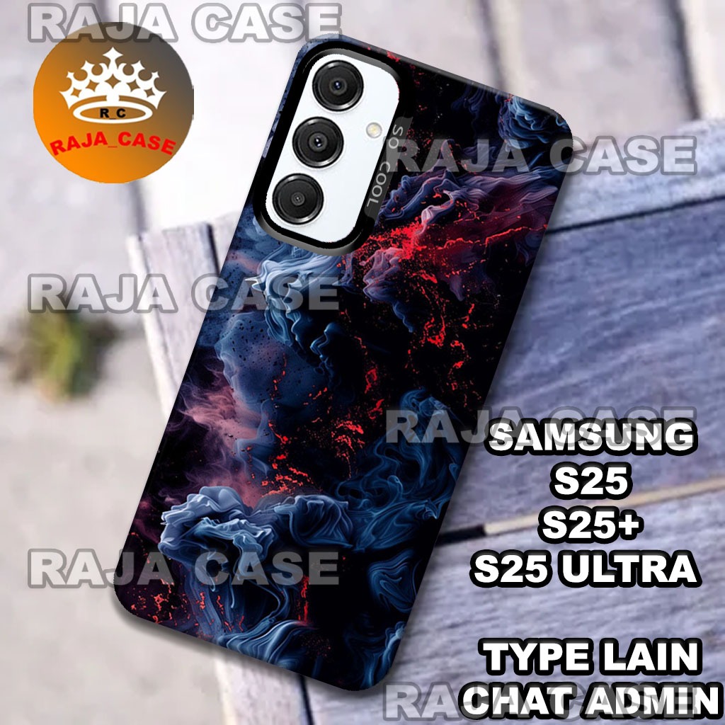 (RC25) Case hp Samsung S25 - Samsung S25 Plus - Samsung S25 Ultra/Motif Abstrak/case hologram Samsun