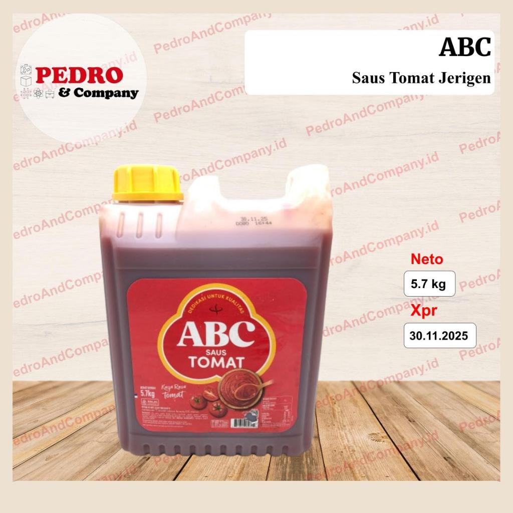 

ABC tomato ketchup saus tomat 5.7 kg - jerigen