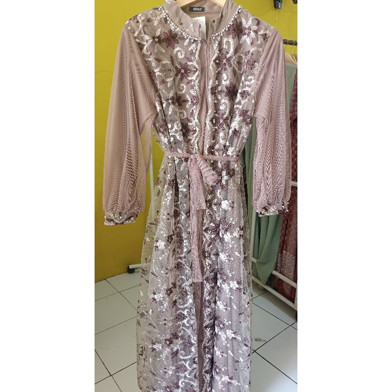 gamis tile brukat Ozias