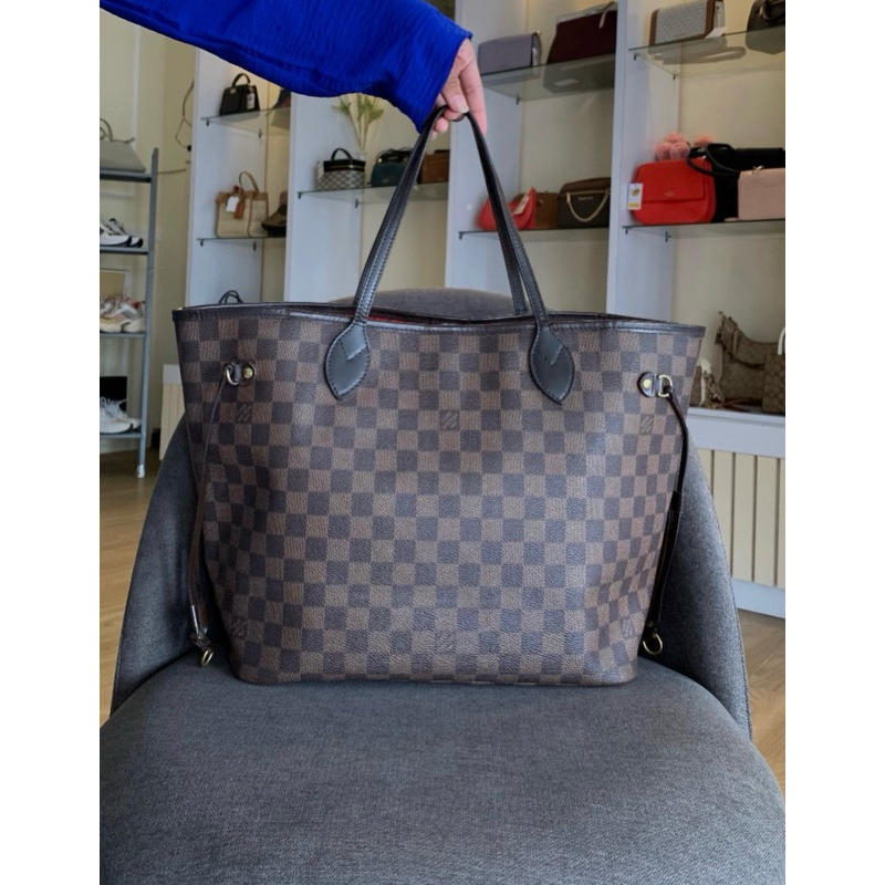 Preloved LV Neverfull Damier MM