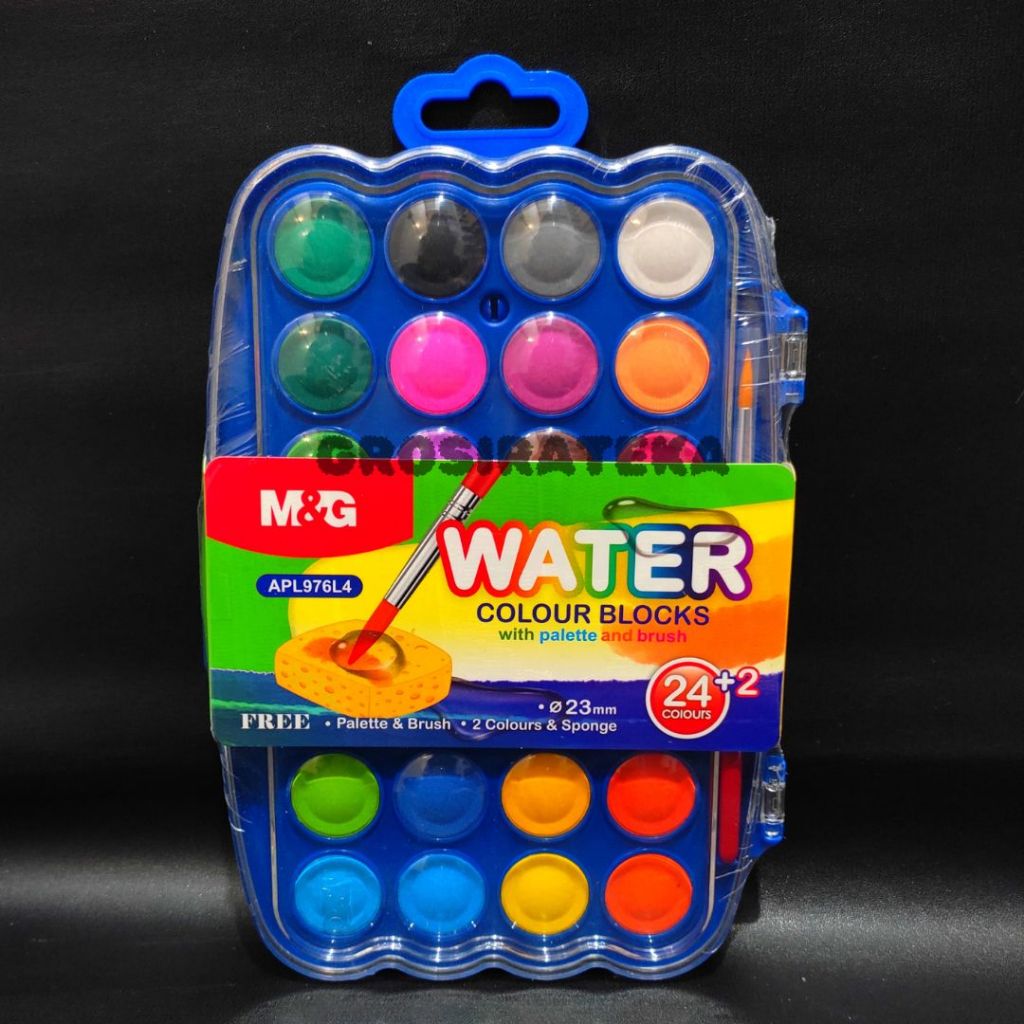 

CAT AIR, CAT WARNA, WATER COLOR APL976L4 24 WARNA M&G