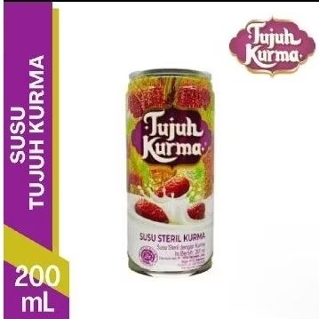 

SUSU STERIL TUJUH KURMA 200ml ISI 12 KALENG(1 Karton)