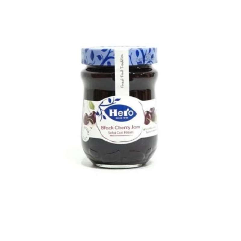 

Hero Black Cherry Fruit Spread Jam 340gr - Selai Buah Ceri