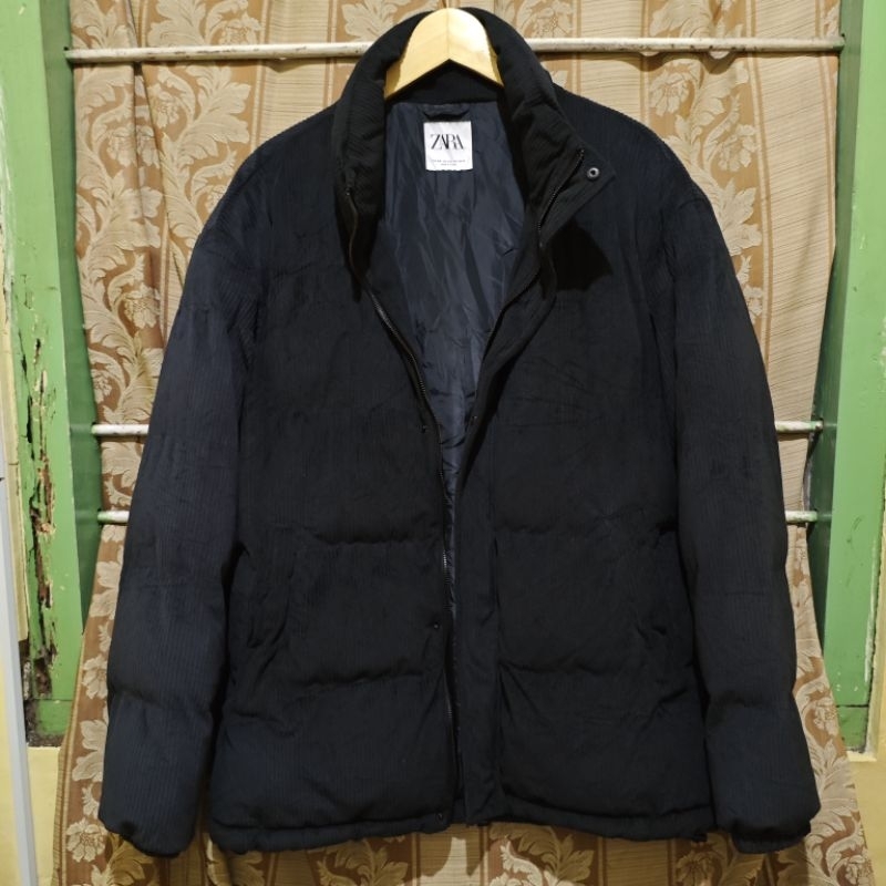 Jaket Zara Corduroy Inner Puring Primaloft