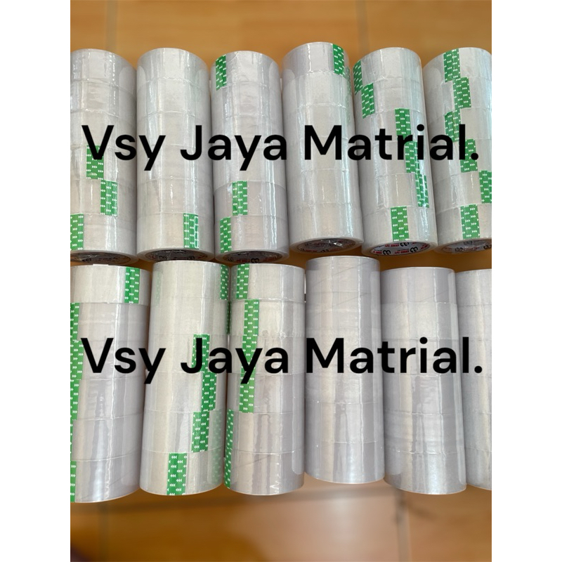 

Lakban Besar Khenko Bening MURAH BAGUS 45mm x 90 Yard 1 Slop 6pcs || Premium Kualitas Terbaik | SOLUSI.PACKING