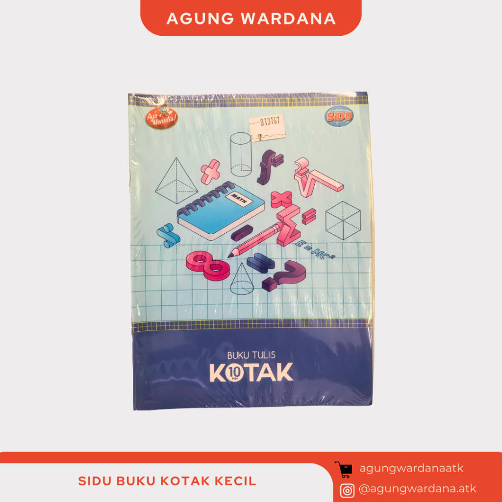 

BUKU TULIS SIDU BUKU KOTAK TANGGUNG ISI 38 LEMBAR/10 BUKU PER PACK