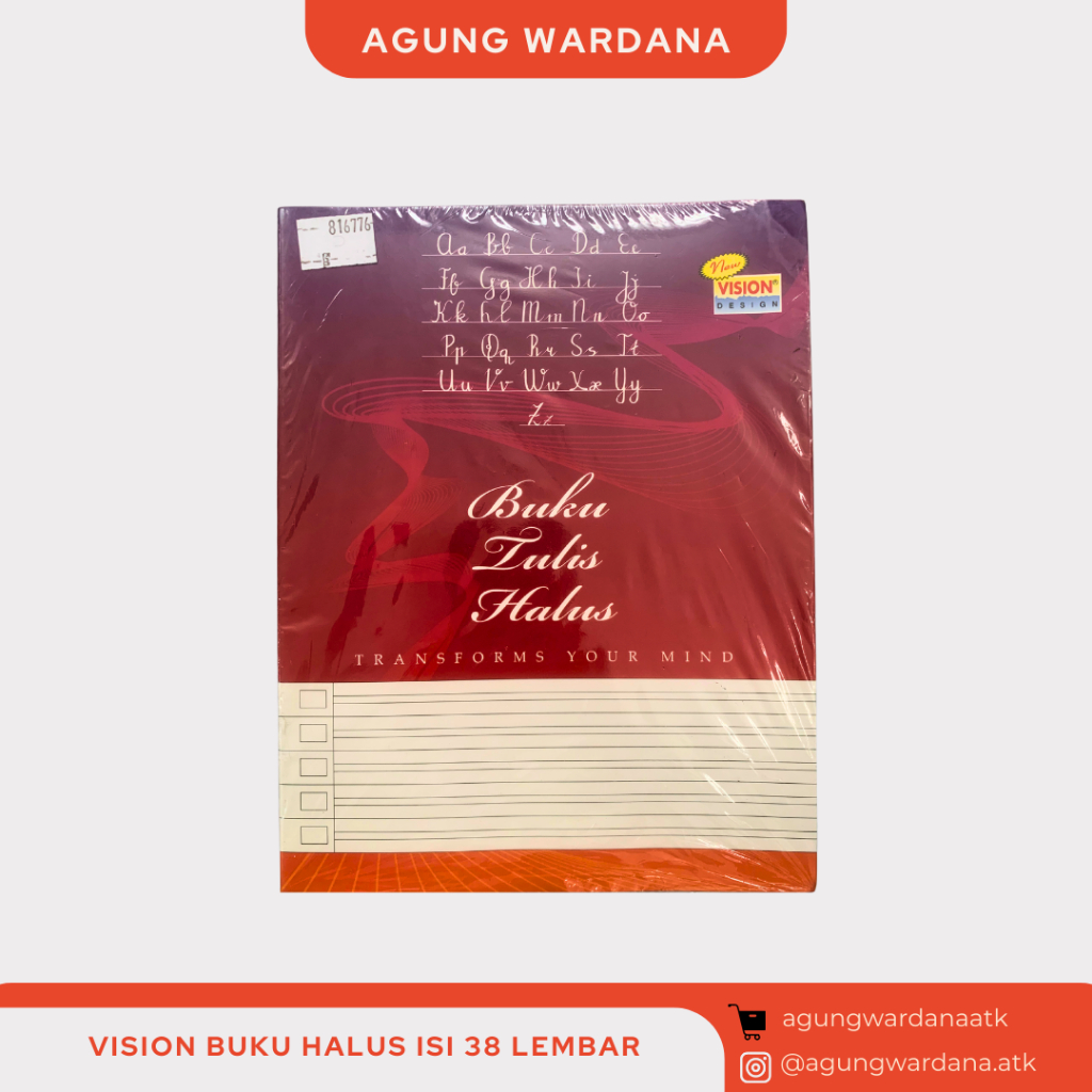 

VISION BUKU HALUS ISI 38 LEMBAR 3 GARIS