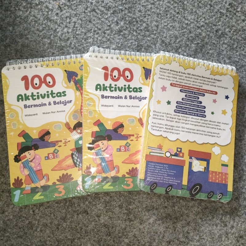 BUKU BELAJAR ANAK TK - 100 AKTIVITAS BERMAIN & BELAJAR - ARASY