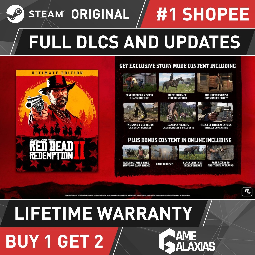 RDR 2 / RED DEAD REDEMPTION 2 ULTIMATE EDITION PC ORIGINAL