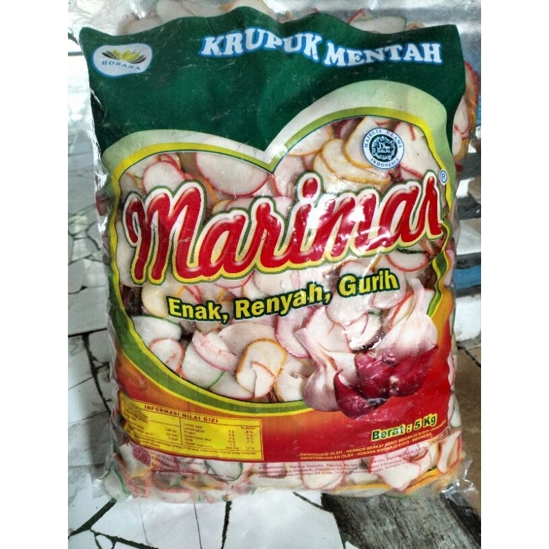 

krupuk mentah marimar/ krupuk seblak