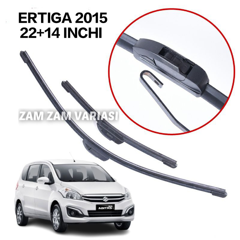Wiper ertiga 2015 frameless