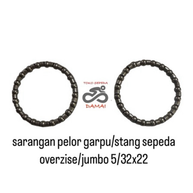 Sarangan Pelor Overzise/Jumbo Gotri Lahar Stang/Garpu/Fork Sepeda BMX Anak-anak/Dewasa 5/32x22 TAIWA