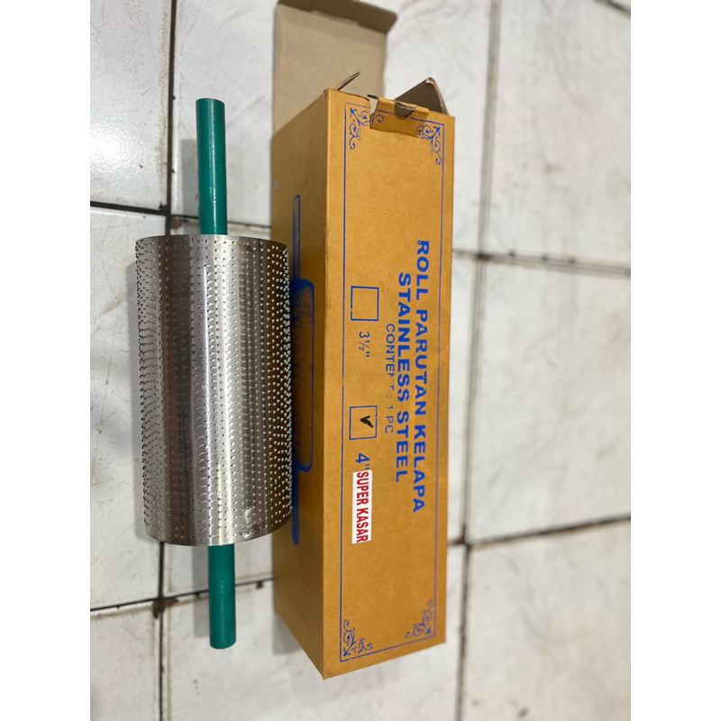 mata parut kelapa / rol parutan 4" halus kasar super kasar