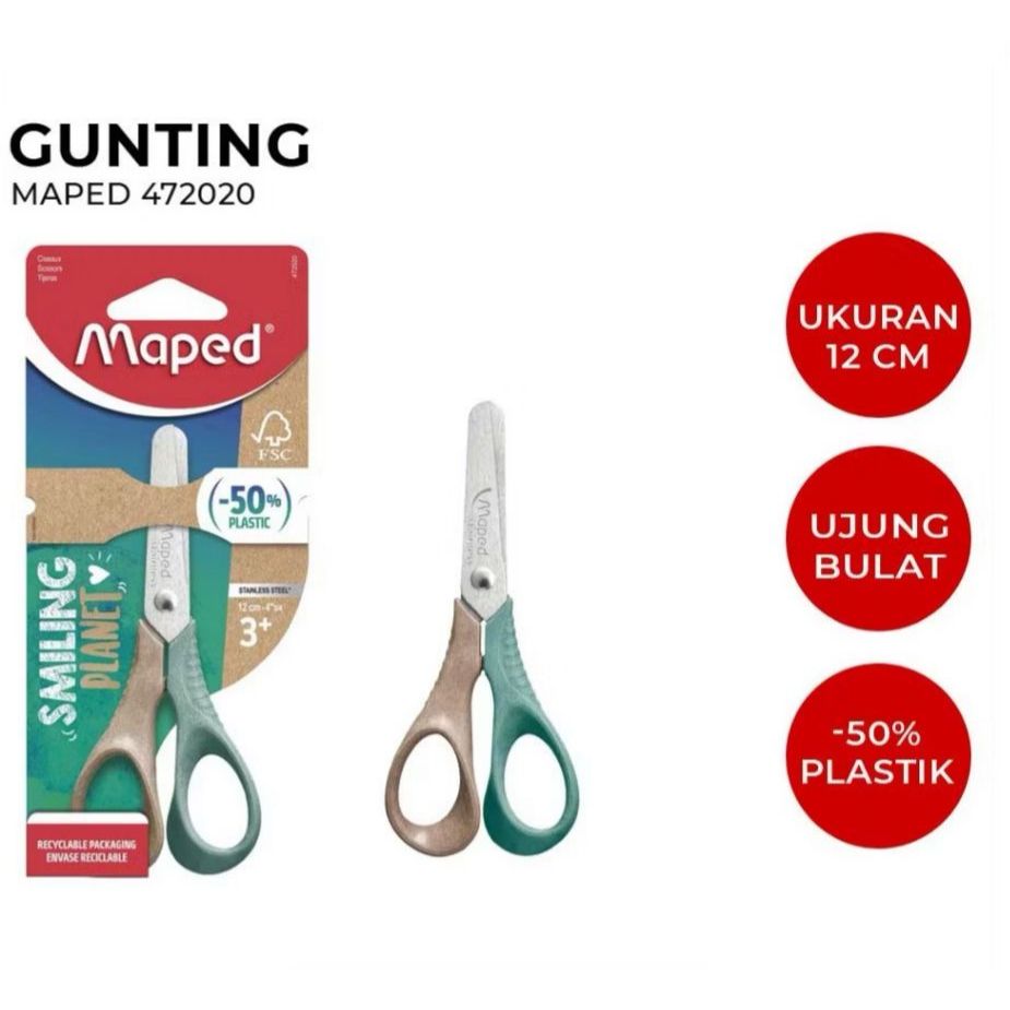 

Maped Smiling Planet Vivo Scissor 12cm 472020