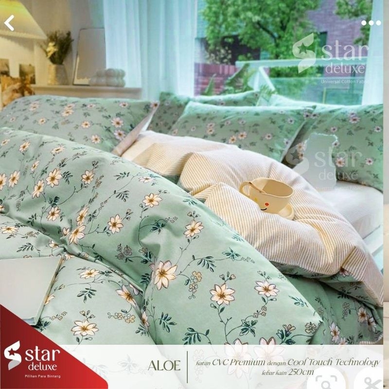 BEDCOVER SET - BEDCOVER HOMEMADE - BEDCOVER STAR - ISTANA SPREI DEPOK