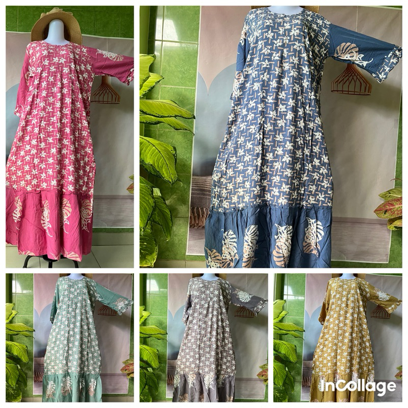 Sekdres Alia Batik Halus Premium (LD 106, PB 130) Pastel Series