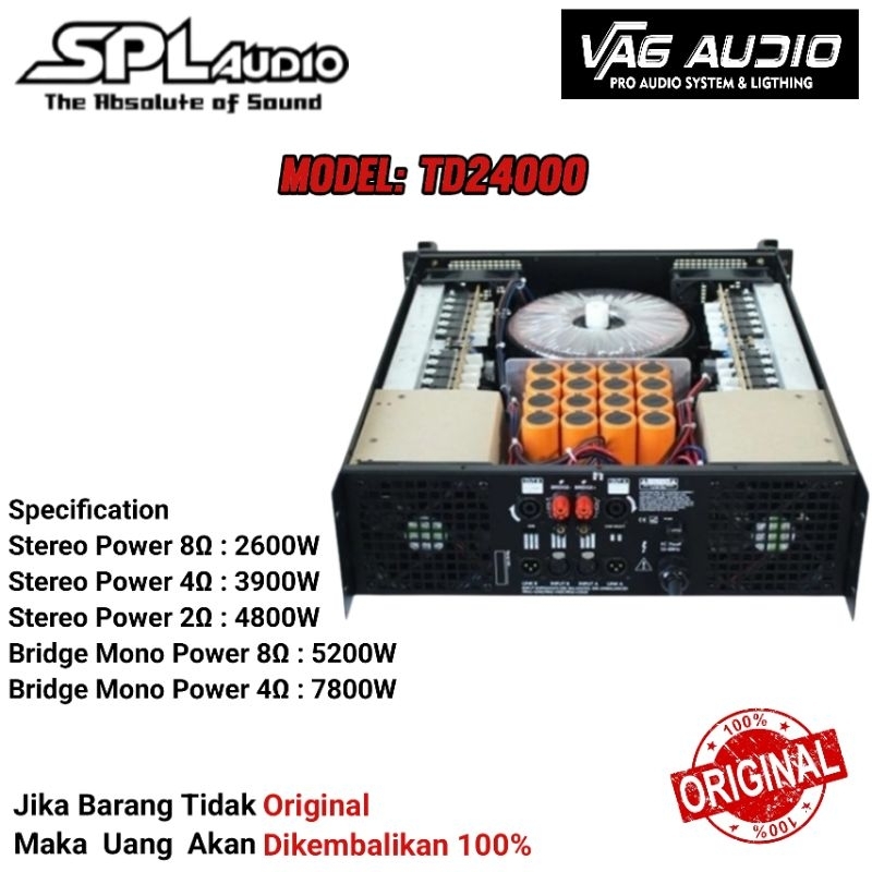 POWER SPL AUDIO TD24000