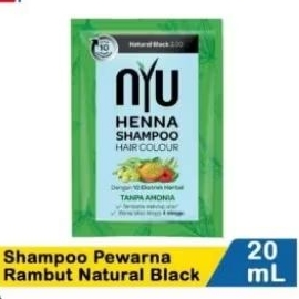 NYU Henna Shampoo Natural Black Hair Colour