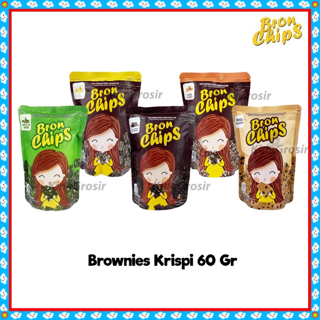 

Bron Chips keripik Brownies / Bronchips Kukis Brownies Krispi / Brownies Kering