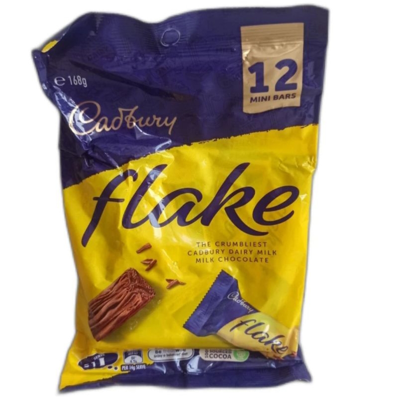 

Cadbury Flake Crumbliest Milk Chocolate 12 Mini Bars