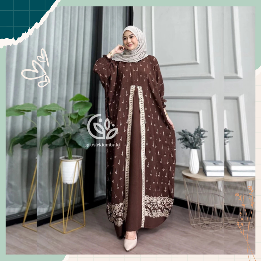Gamis Kaftan Polos Drees Jumbo ld 180 Homey Dres Maxy Maxi Dress Daily Big size Oversize Rayon Fashi