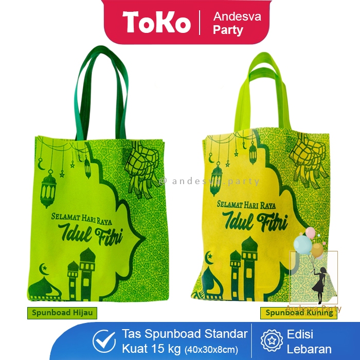 

Tas Souvenir Lebaran standar / Goodie Bag Lebaran Idul Fitri / tas tenteng bingkisan